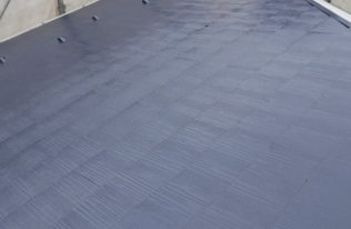 屋根中塗り完了