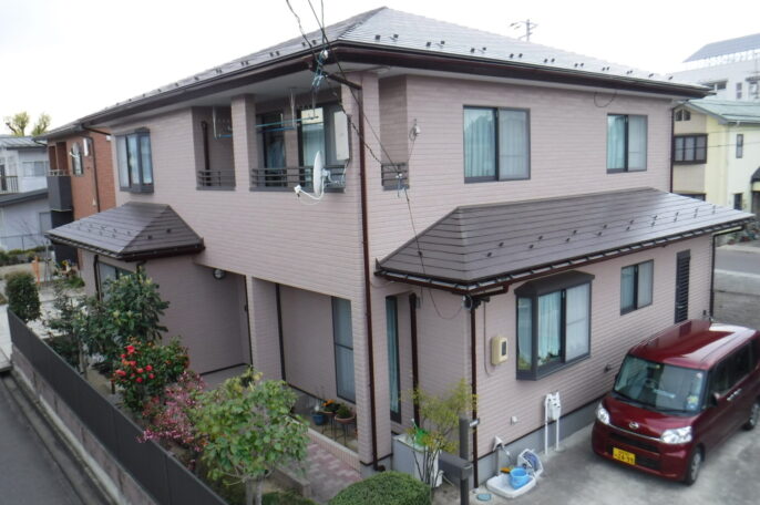【福島市】M様邸　屋根吹き替え・外壁他塗装