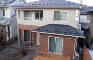 【福島市】O様邸　屋根重ね葺き・外壁クリヤー塗装工事
