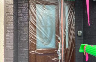 タイル（玄関）　塗装状況