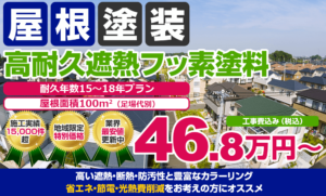 遮熱フッ素塗装 46.8万円