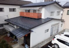 【福島市】T様邸　屋根塗装外壁重ね張り・他塗装工事