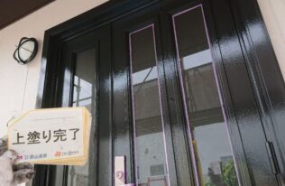 玄関ドア　施工完了