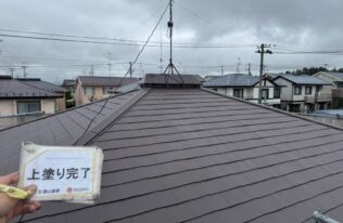 屋根　施工完了