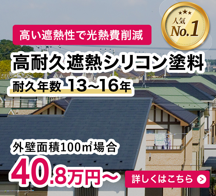 高耐久遮熱シリコン塗装 40.8万円