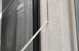 外壁の目地　既存撤去状況