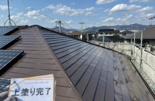 屋根　施工完了