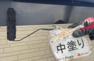 破風　中塗り状況