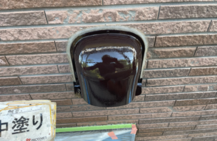 換気フード　塗装完了
