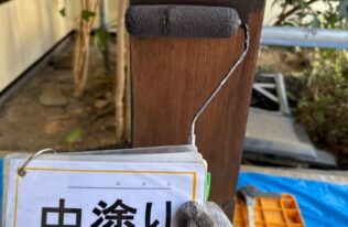 木部　中塗り状況