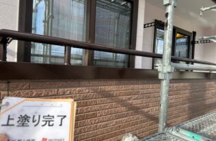 ベランダ・笠木・手すり　施工完了