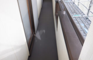 ベランダ防水　施工完了
