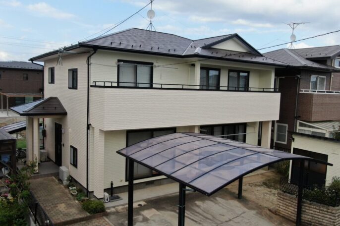 福島市K｜Y様邸｜屋根塗装・外壁塗装工事