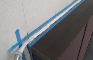 シーリング工事①　シーリング充填状況