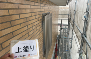 外壁　上塗り完了