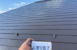 屋根　施工完了