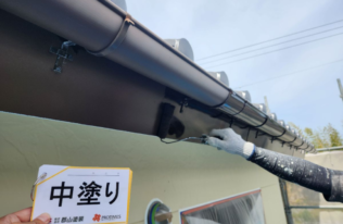 破風　中塗り状況