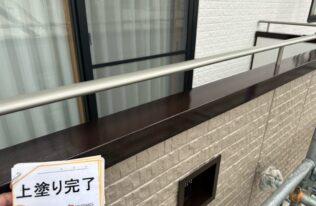 笠木　施工完了