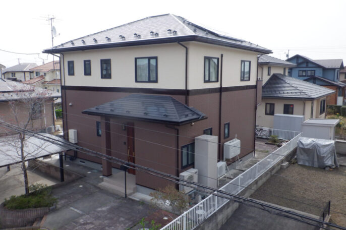福島市M｜O様邸｜屋根塗装・外壁塗装工事