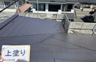 屋根　施工完了