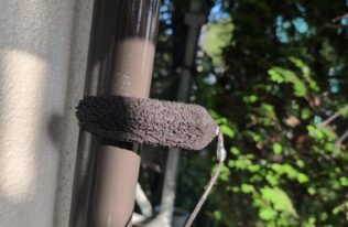 雨樋上塗り 状況