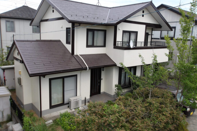 福島市K｜M様邸｜屋根塗装・外壁塗装工事