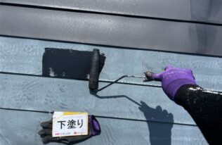 外壁高圧洗浄　状況