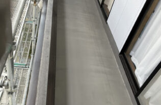 ベランダ防水塗装　完了