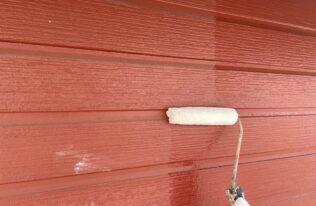 外壁下塗り　状況