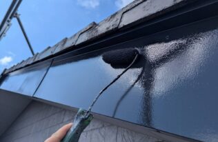 破風上塗り　状況