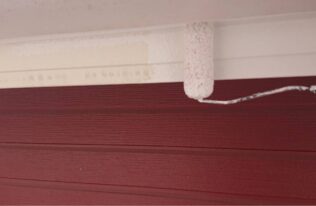 破風上塗り　状況