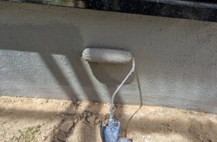 基礎上塗り　状況