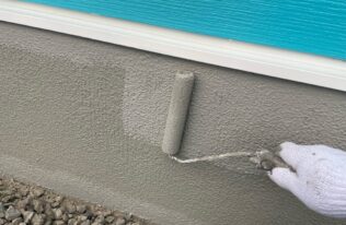 基礎上塗り　状況