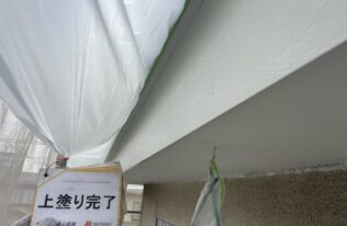 破風塗装　施工完了