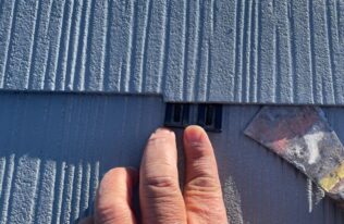 屋根タスペーサー設置　状況