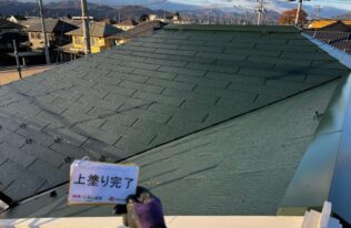 屋根　施工完了
