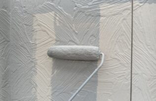 外壁中塗り　状況