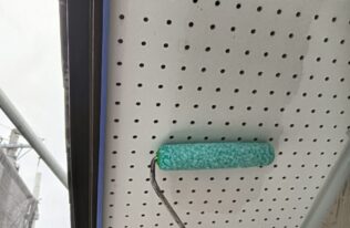 軒天中塗り　状況