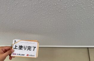 軒天塗装　施工完了
