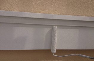 幕板上塗り　状況