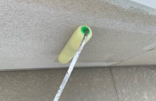 軒天下塗り　状況