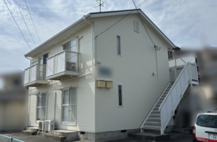 南相馬市｜M某アパート｜屋根塗装・外壁塗装・付帯部塗装・鉄骨階段塗装工事