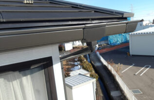 軒樋交換　施工完了