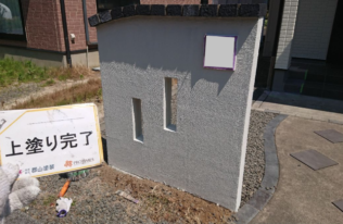 門柱　施工完了