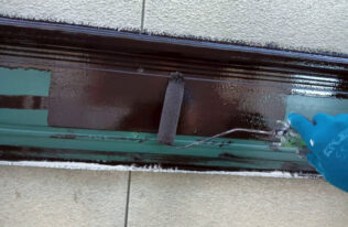 幕板上塗り　状況