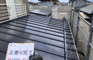 屋根　施工完了
