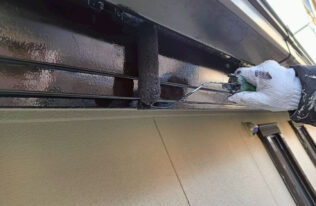 破風上塗り　状況