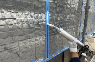 シーリング施工　状況