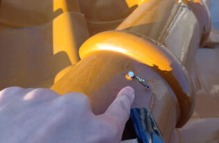 瓦釘抜け修繕　状況