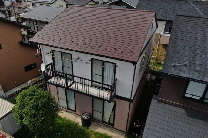 福島市｜屋根塗装・外壁塗装工事｜K様邸